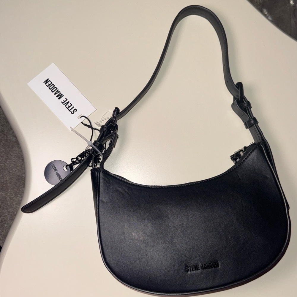 Steve Madden Classic Black Shoulder Bag